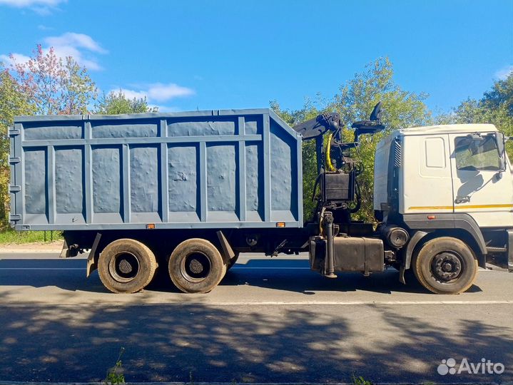 Самосвал 11м³ МАЗ 6312 с КМУ Велмаш-С, 2015