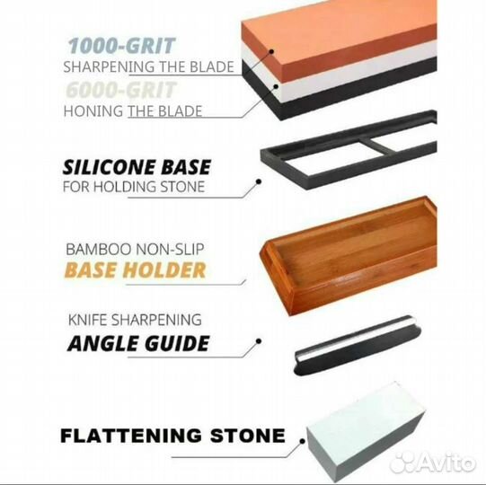 Премиум точильный камень Adaee 1000/6000