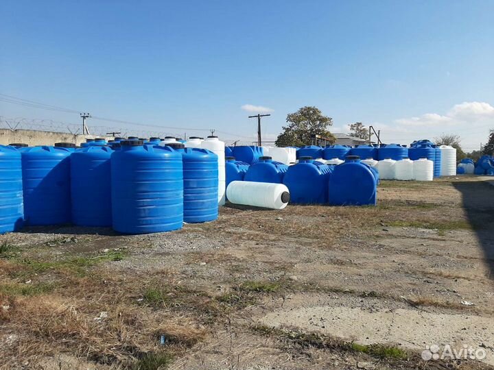 Баки емкости пластиковые для воды 1,3,5,10 кубов