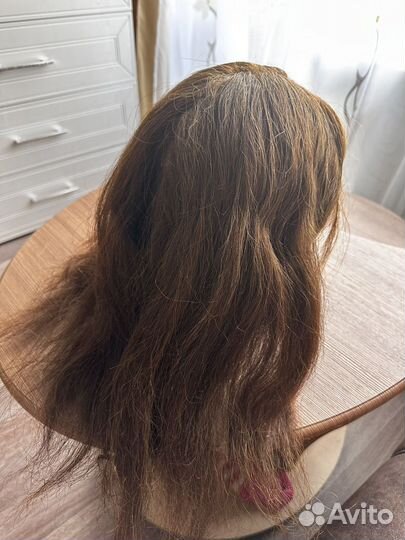 Голова манекен с натуральными волосами