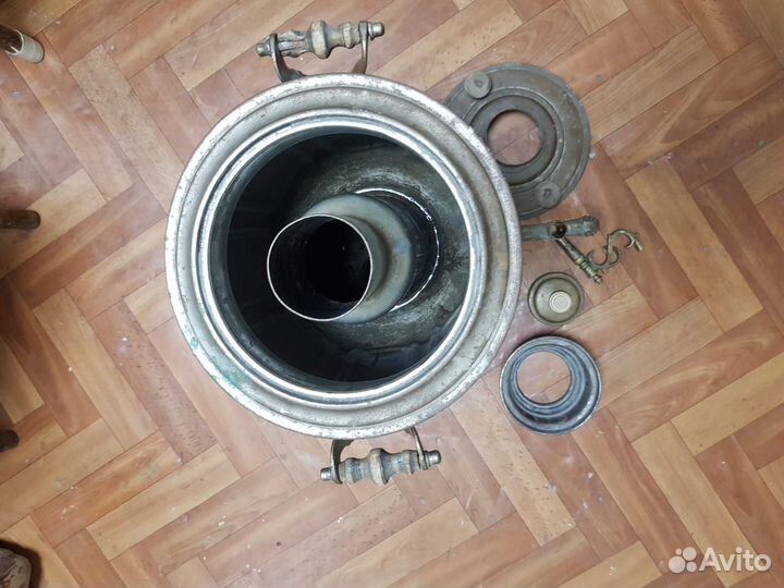 Самовар угольный старинный бр. Шемареных