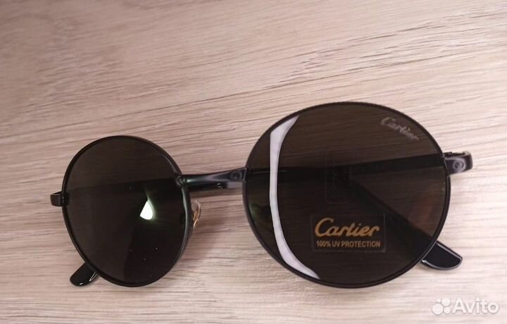 Очки солнцезащитные UV Cartier 8306 Чёрные новые