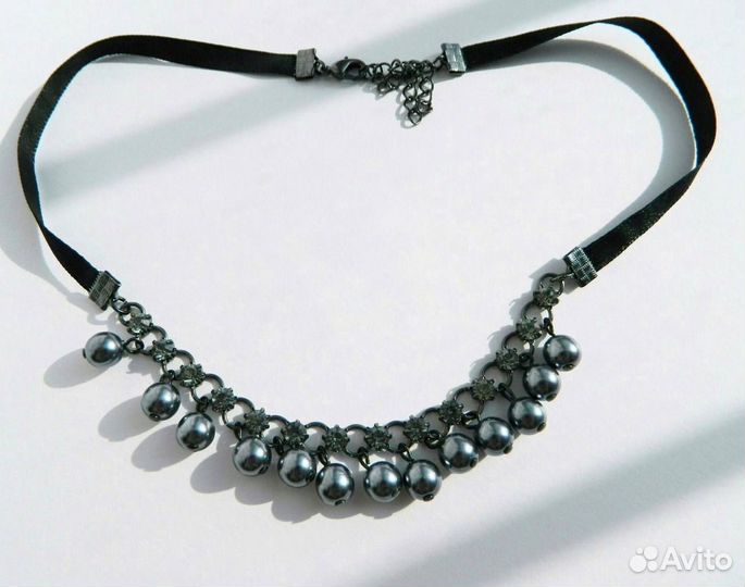 Колье чокер с жемчугом
