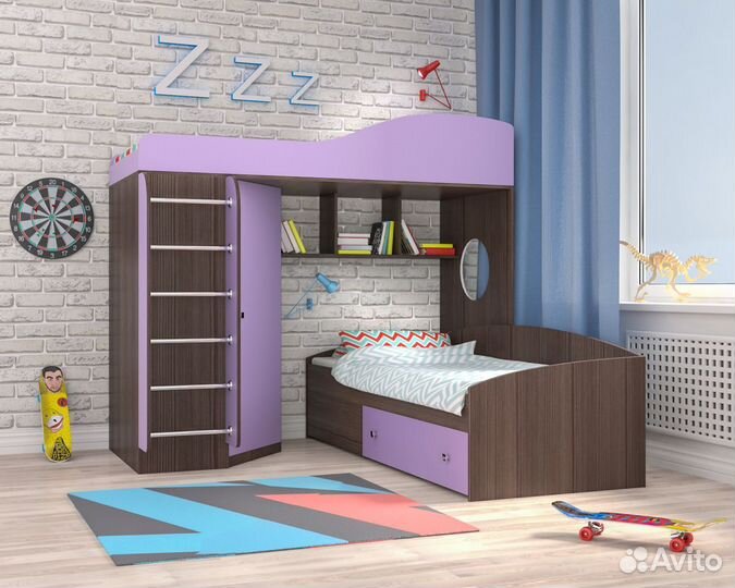 Двухъярусная кровать детская. Новая. Любые цвета