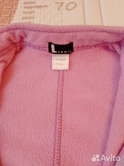 Зимний комбинезон для девочки 68