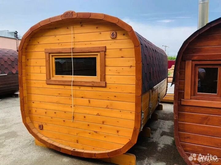 Квадро баня 4 м на 2,2 м под ключ