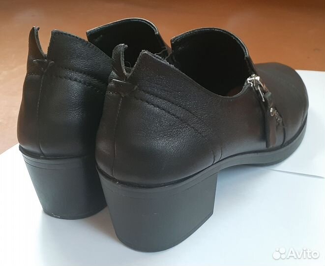 Ботильоны из натуральной кожи