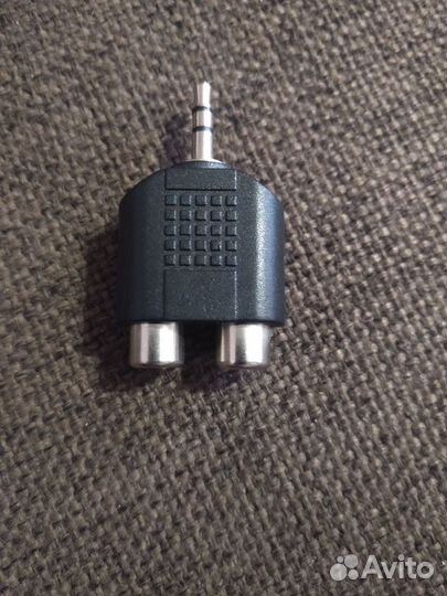 Переходник AUD штекер Jack 3.5 стерео/RCA-2