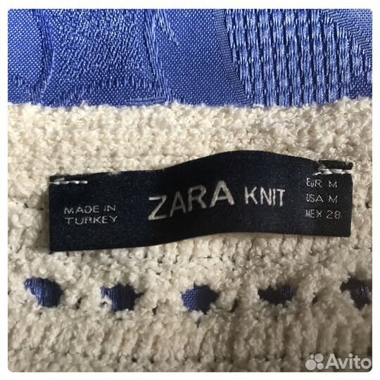 Жакет zara вязаный