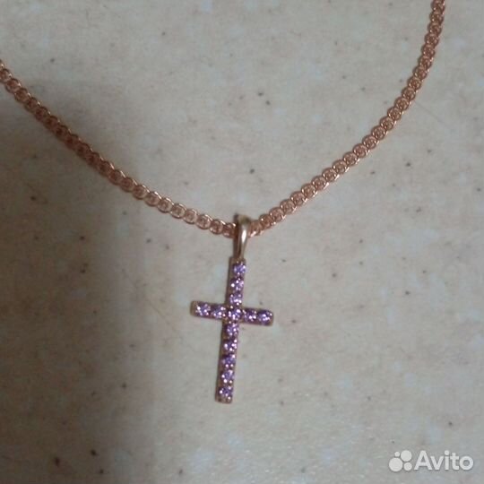 Цепочка с крестеком