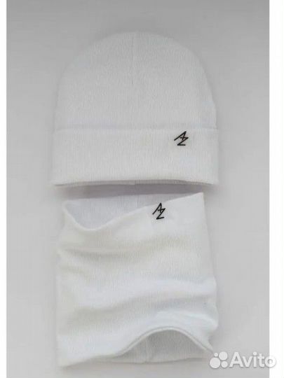 Комплект шапка и снуд для девочки