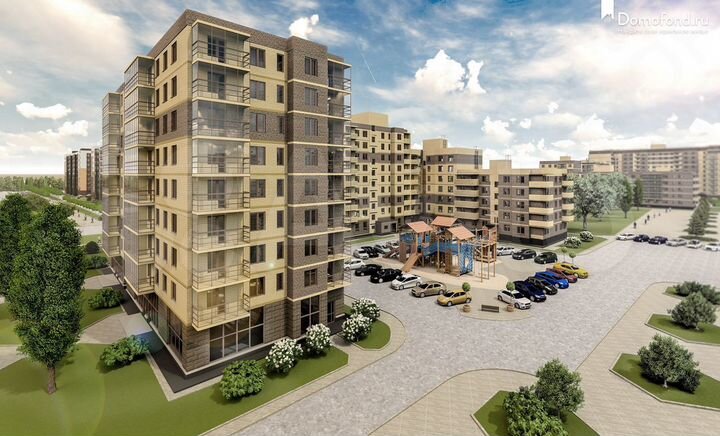 2-к. квартира, 47,9 м², 6/9 эт.