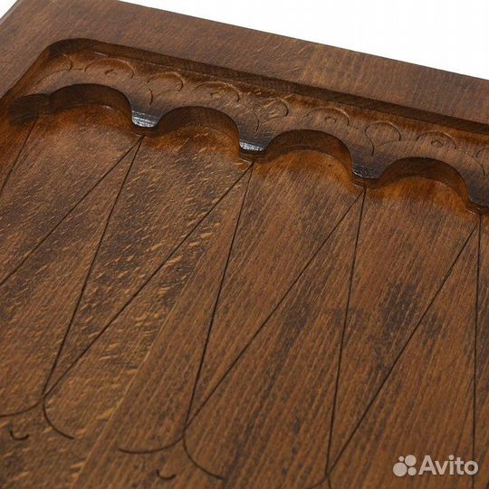 Нарды и шашки резные Три звезды 60 х 60 см бук Армения 62768