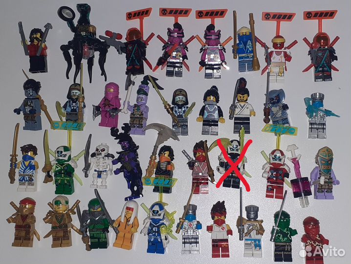 Lego ninjago фигурки, 71754