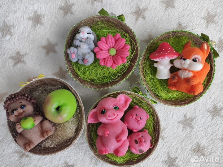 Волшебные корзинки с набором мыла