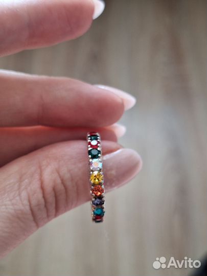 Кольцо-дорожка, серебро 925, Англия