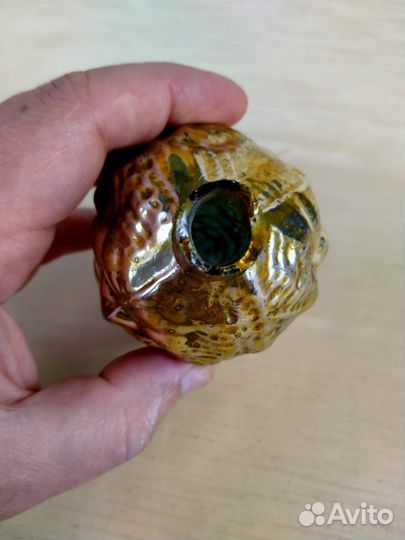 Уличная большая ёлочная игрушка Шишка