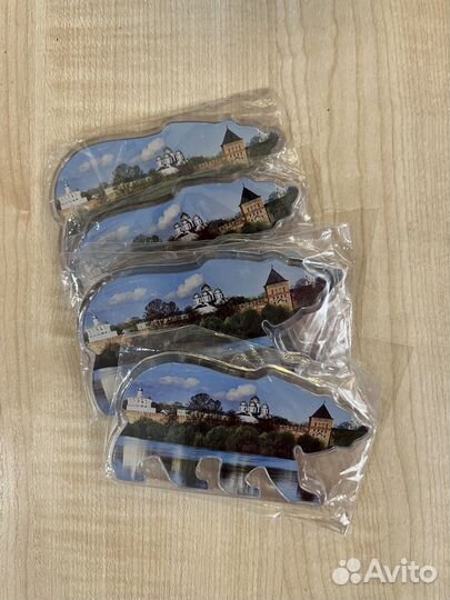 Магнит сувенир медведь Великий Новгород