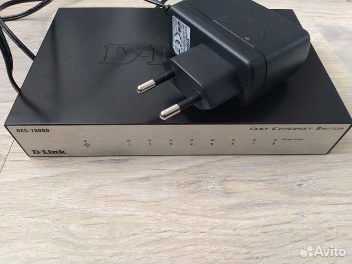 D-link des 1008D коммутатор, сетевая карта PCI