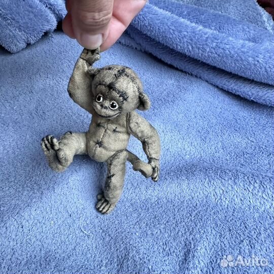 Обезьянка-тэдди. Мягкая коллекционная игрушка