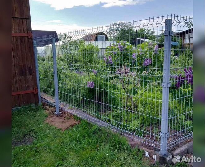 Забор из 3д сетки