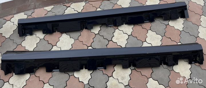 Накладки на пороги Mersedes GLS-class (19-23г)