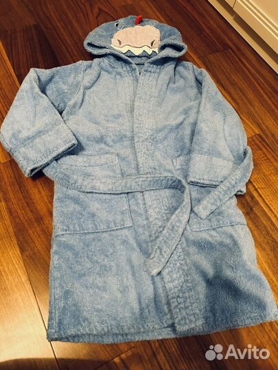 Детский махровый халат 122 динозавр