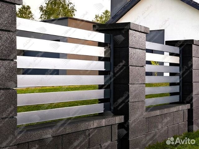 Забор Ранчо из металла