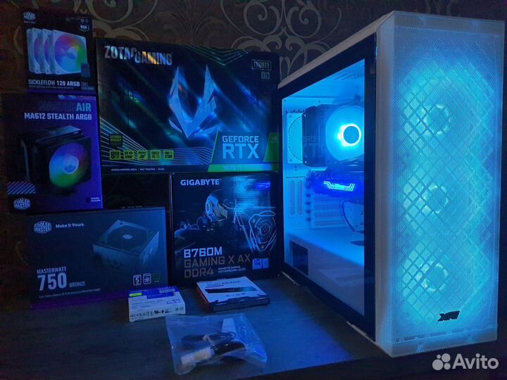Новый Пк для Игр Core i5 13400F/B760 +RTX 3070Ti