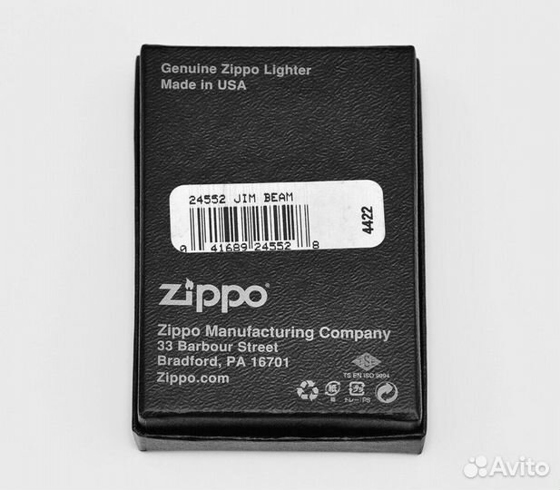 Зажигалка Zippo 24552 JB Оригинал Новая