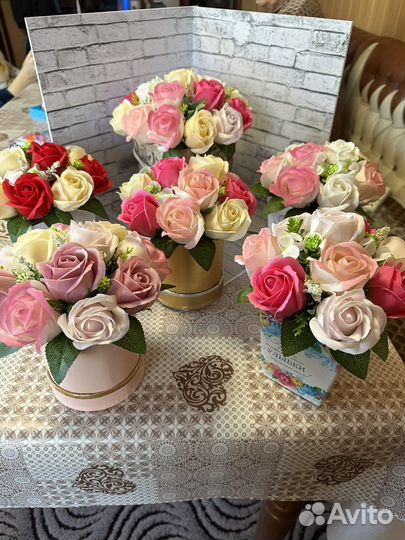 Мыльные розы. Подарок на 8 Марта
