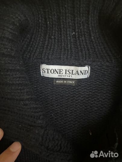 Вязаный свитер stone island оригинал vintage