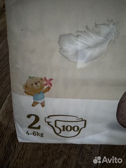 Подгузники huggies elite soft 2 (4-6кг) новые