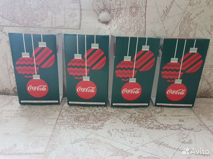 Новогодние стаканы кока кола