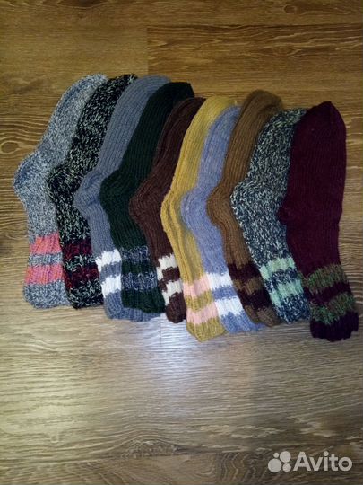 Носки мужские и женские ручной работы
