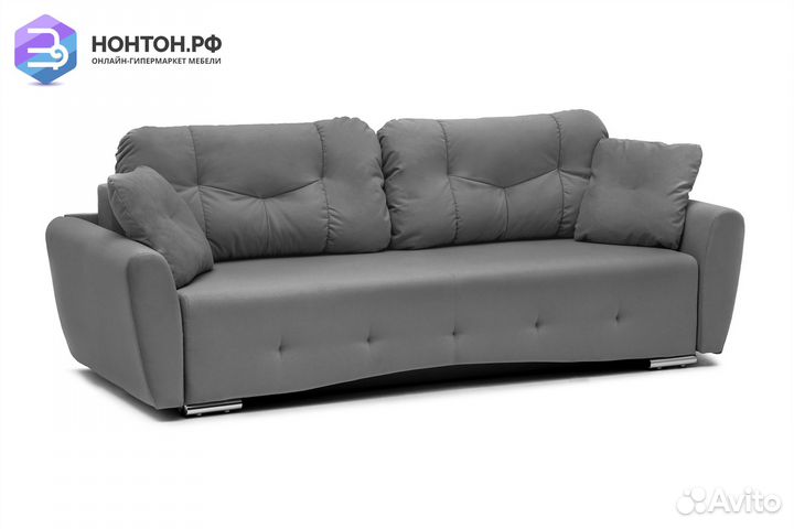 Диван еврокнижка Стингер светло-серый