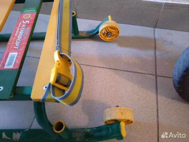 Санки с доп. колесами