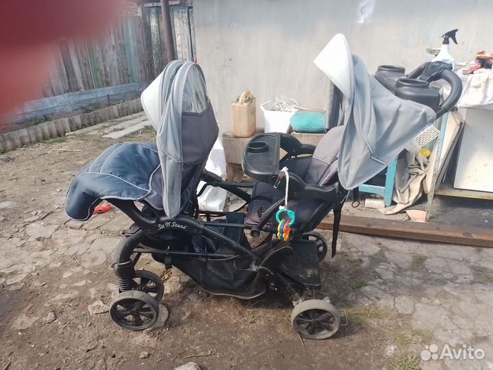 Детские коляски для двойни бу