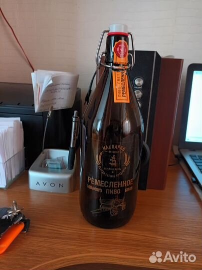 Бутылка пивная с бюгельной пробкой