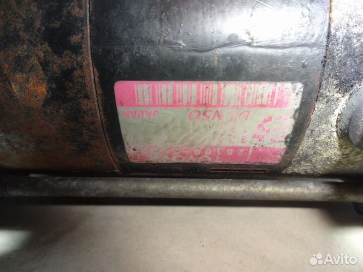 Стартер toyota 2NZ-FE