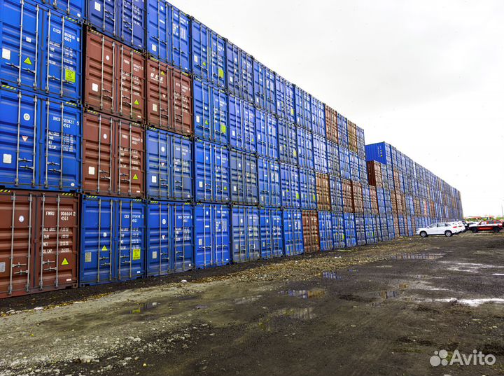 Просторные контейнеры 40 футов — новые и б/у, дост
