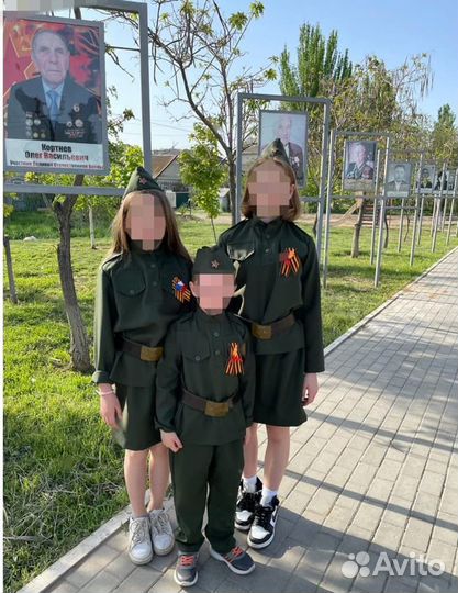 Военная форма, георгиевская лента в подарок