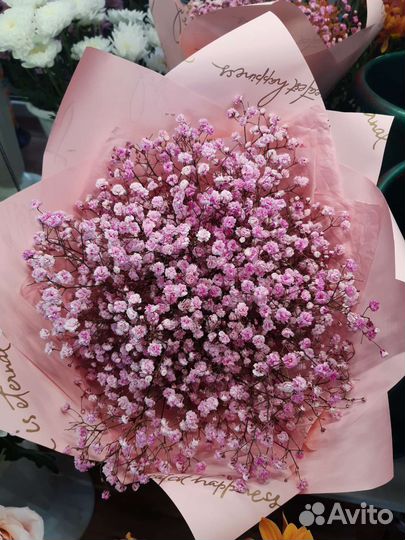 Букет из гипсофилы