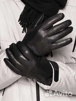 Мужские кожаные перчатки зимние новые 9.5
