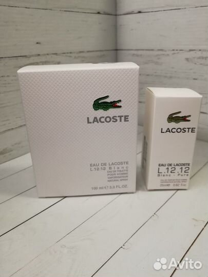 Парфюмерная вода Lacoste 12.12 Blanc набор