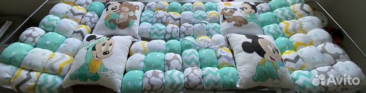 Бортики в детскую кроватку