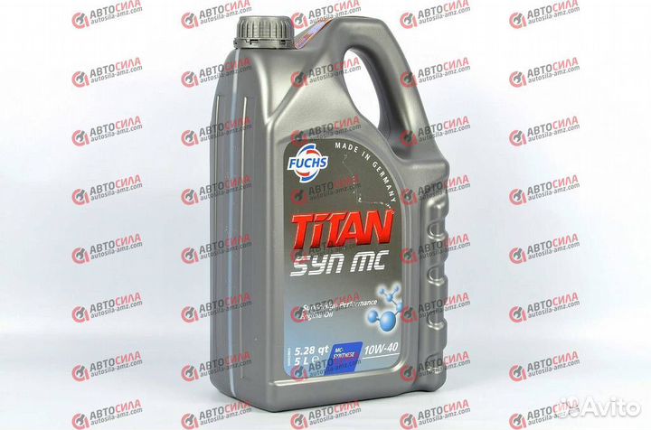 Масло двс fuchs 10W40 titan SYN MC 5 л