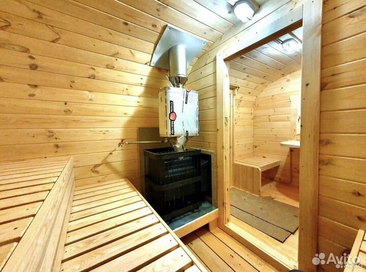 Баня готовая бочка