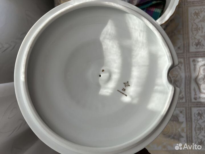 Супница фарфор мадонна Чехословакия