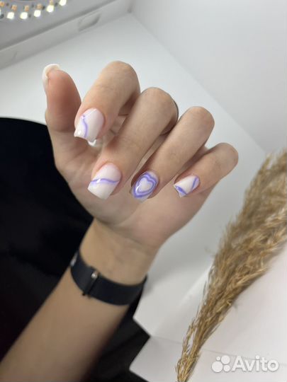 Маникюр, гель-лак, коррекция, наращивание
